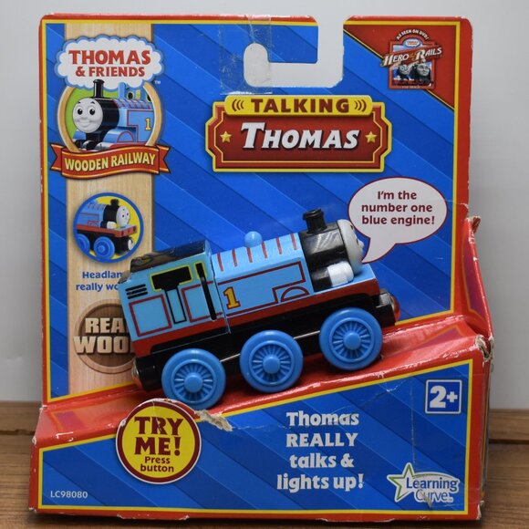 Talking Thomas Talks & Lights Up Hero of Rails Learning Curve Thomas & Friends - Picture 1 of 11